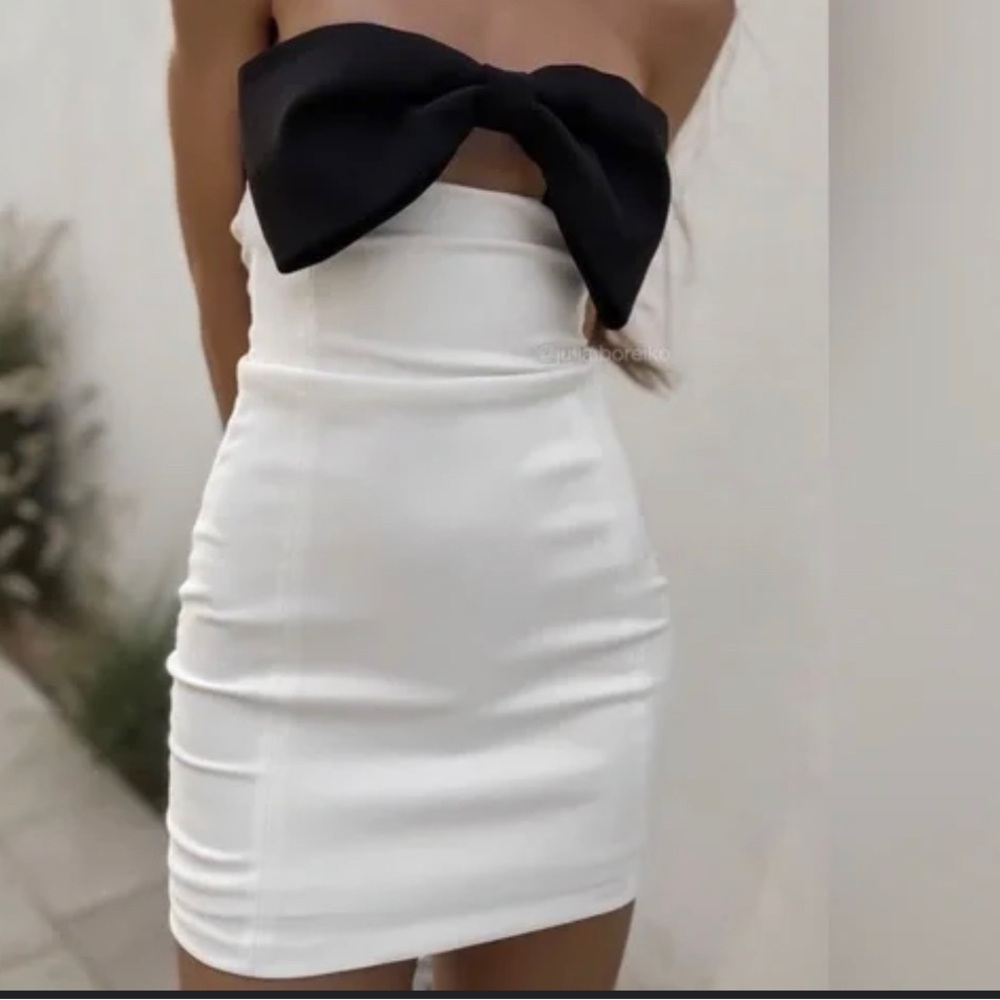 Zara mini bow dress